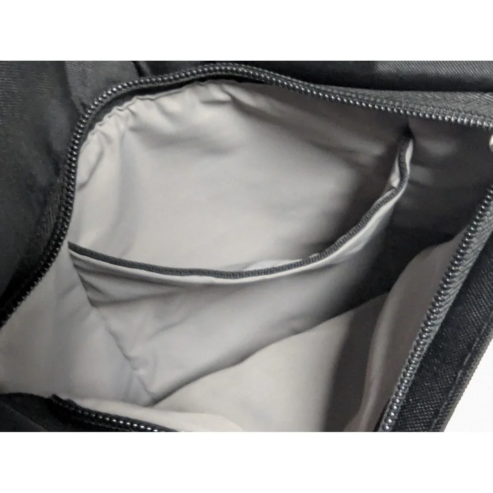 Travelon Anti-Theft Crossbody Bag Black Nylon Messenger Travel Purse RFID